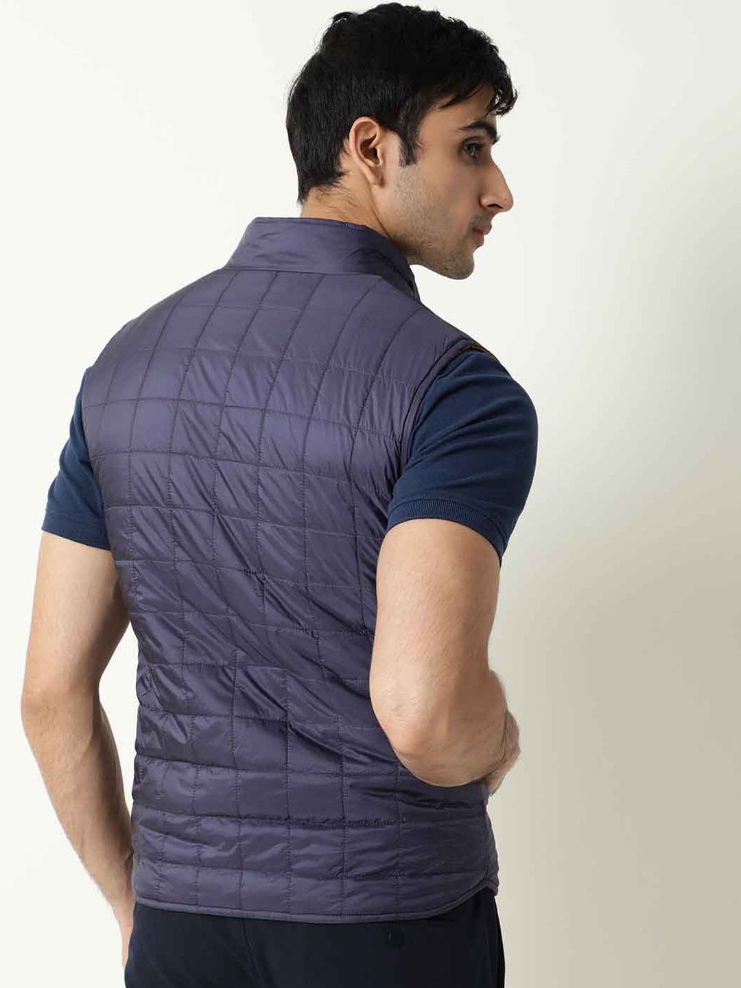 RARE RABBIT Men Fillex Puffer Reversible Quilted Jacket