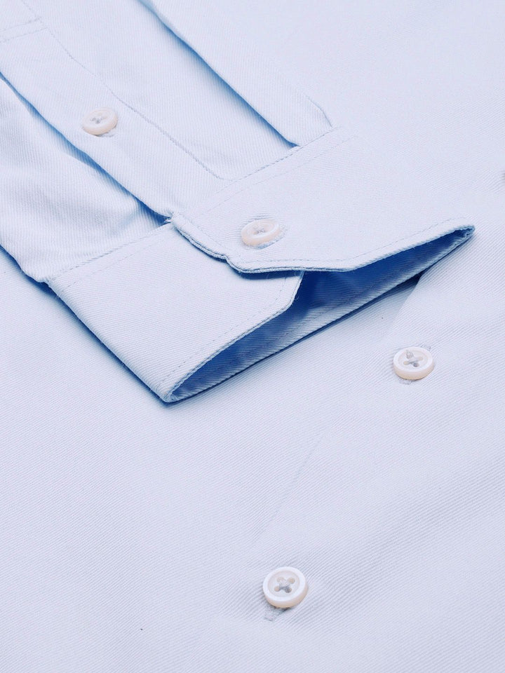 The Indian Garage Co. X Luxe Men Solid Slim Fit Opaque Formal Shirt