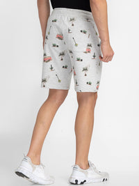 Being Human Men Mid-Rise Printed Regular Fit Casual Shorts