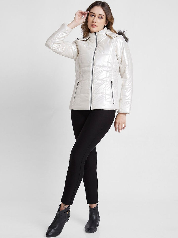 Jaket Parka Trim Parka Faux Spykar