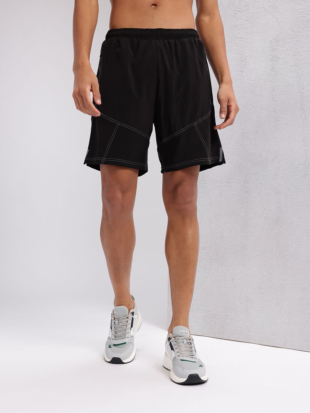 HRX by Hrithik Roshan Men Contrast Stitch Training Shorts