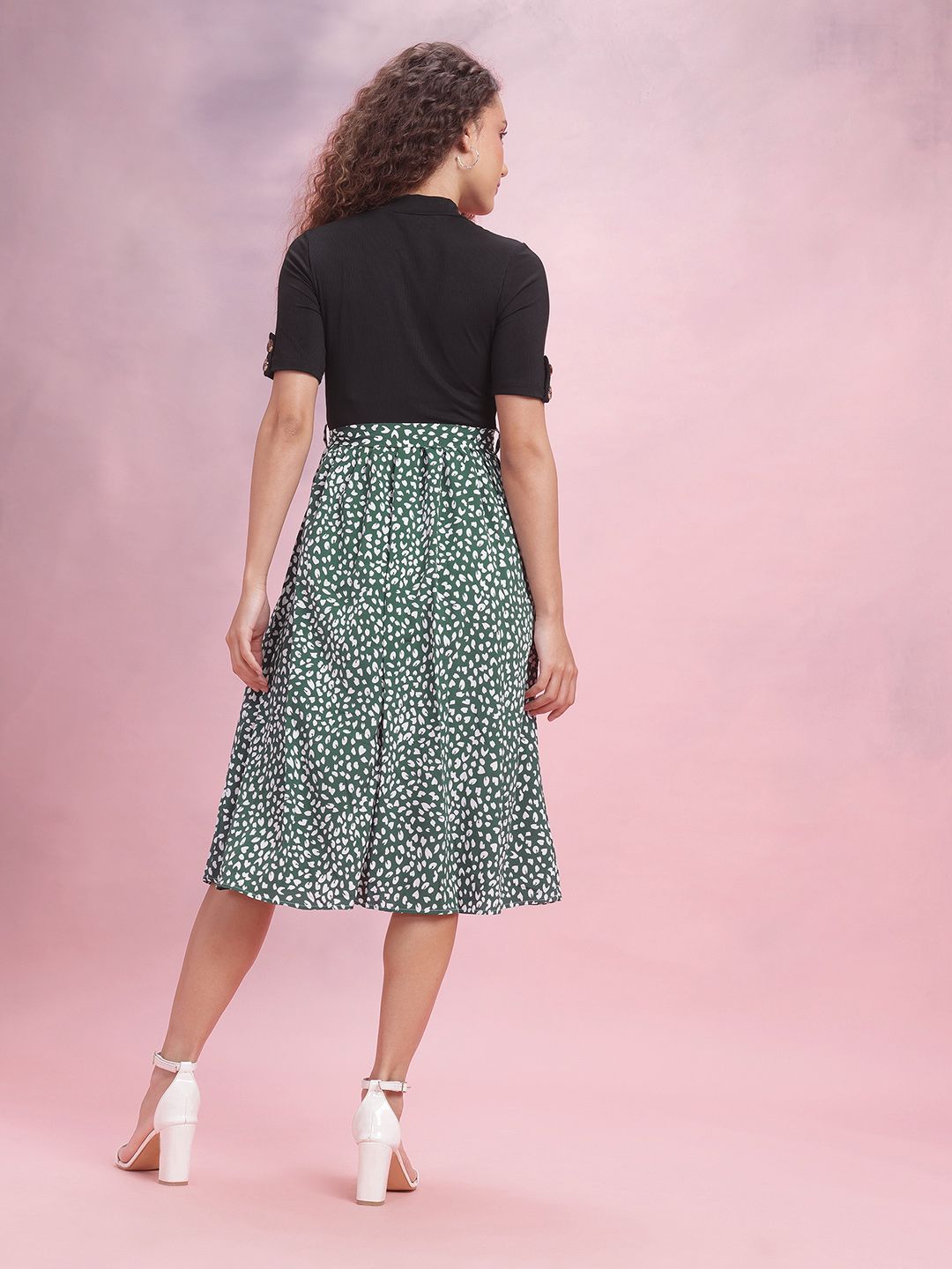 DressBerry Floral A-Line Dress