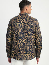 THE BEAR HOUSE Men Slim Fit Floral Opaque Printed Casual Shirt