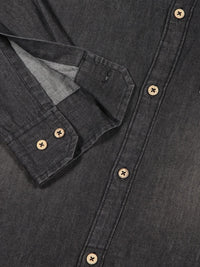 Thomas Scott Men Solid Cotton Smart Slim Fit Opaque Casual Shirt