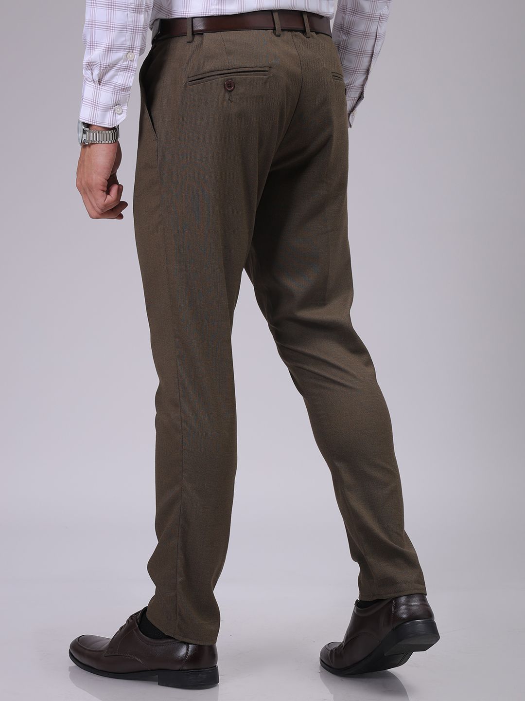 The Indian Garage Co. X Luxe Men Slim Fit Formal Trousers