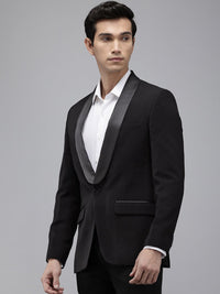 Park Avenue Super Slim Fit Shawl Collar Single-Breasted Party Blazers
