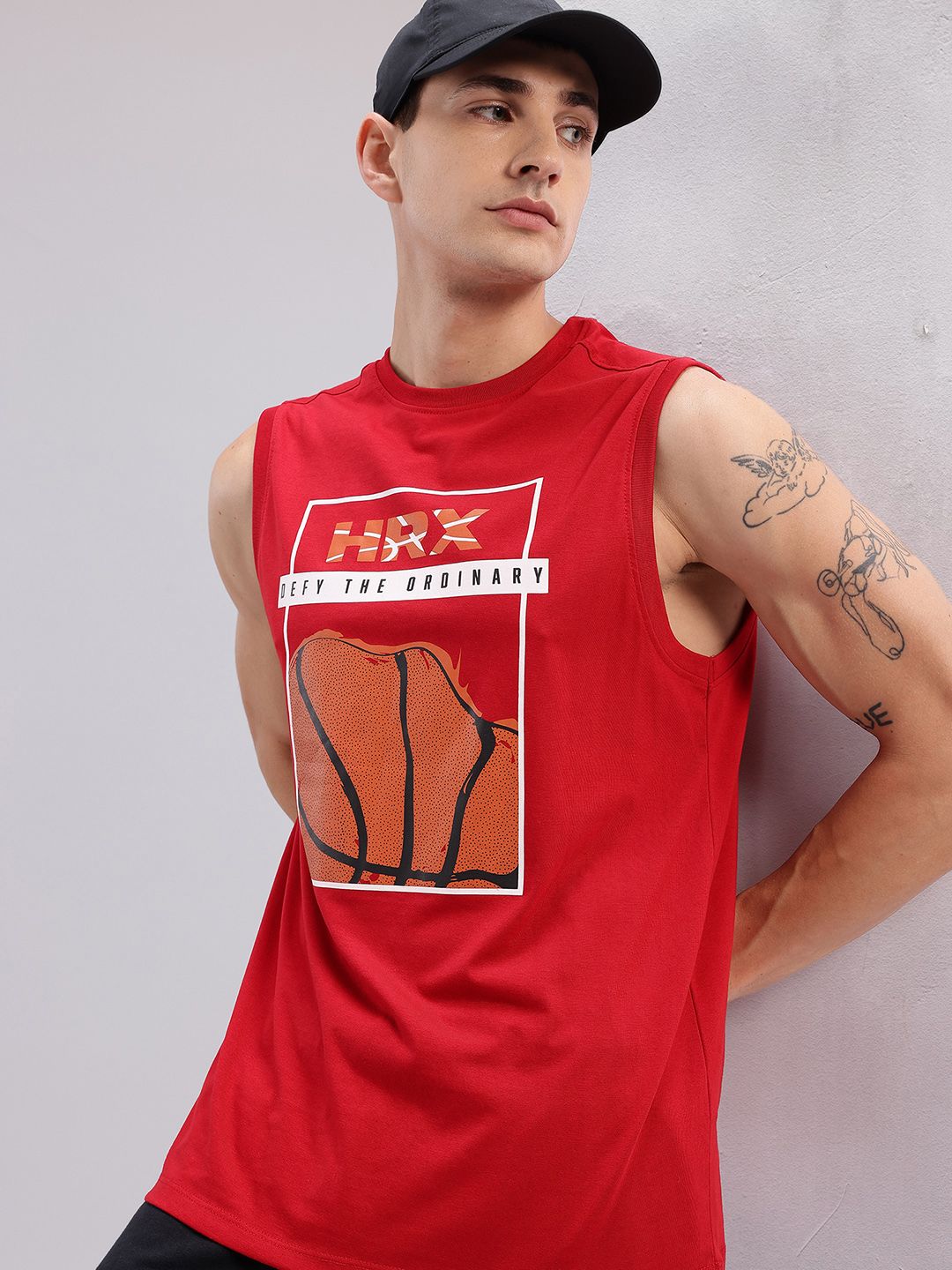 HRX by Hrithik Roshan Typography Printed Lifestyle T-shirt