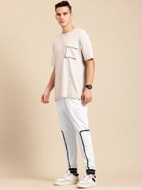 Being Human Men Printed-Detail Joggers