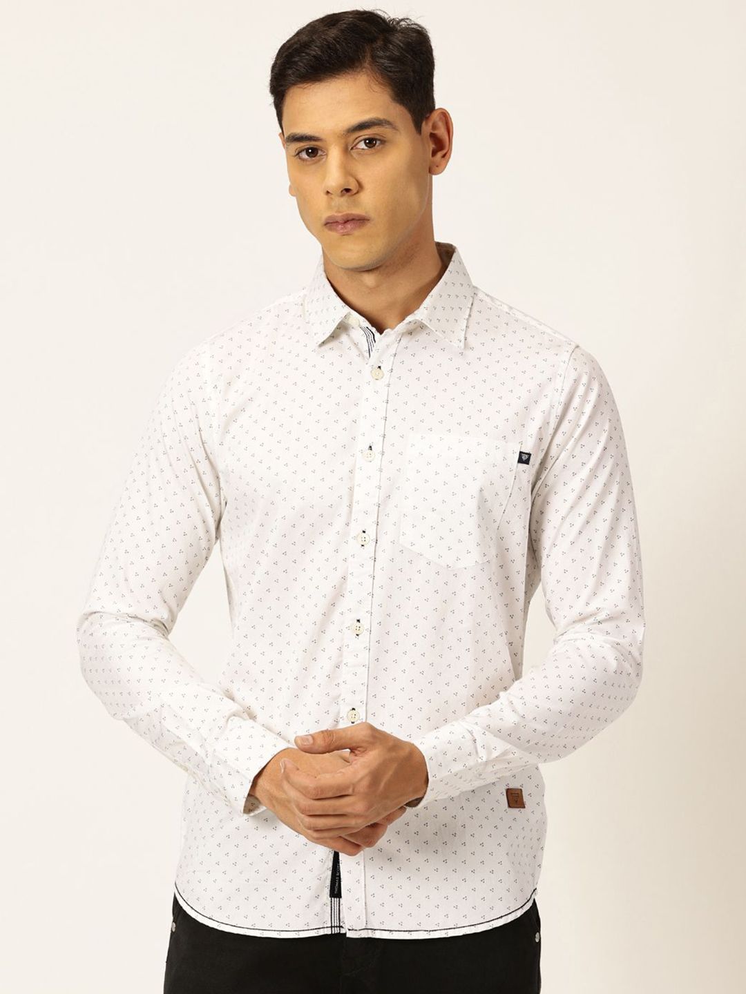 Thomas Scott Premium Opaque Printed Cotton Casual Shirt