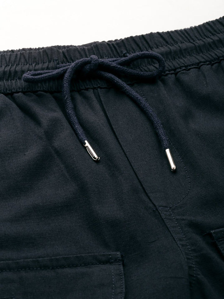 The Indian Garage Co Men Cotton Cargos Trousers