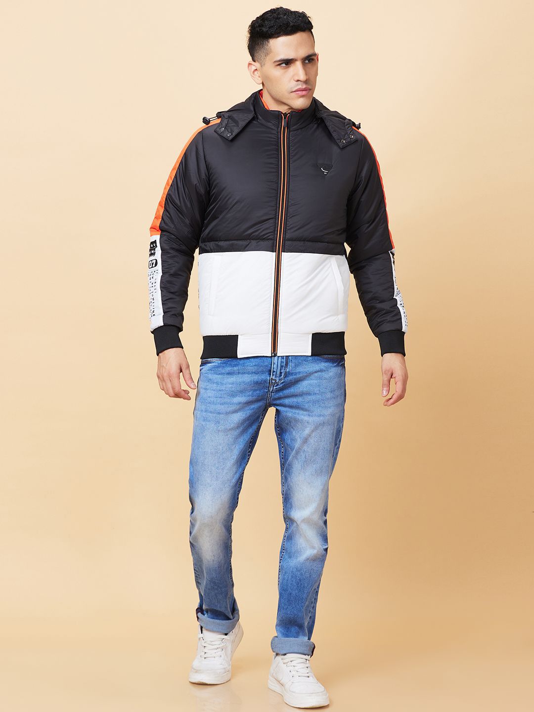 Being Human Colourblocked Padded Jacket