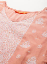 Indo Era Woven Design Kurta With Trousers & Dupatta
