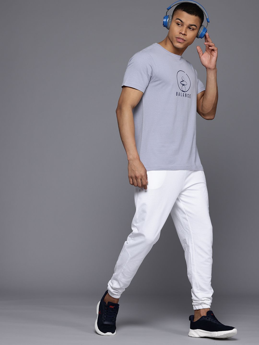 HRX by Hrithik Roshan Typography Printed Pure Cotton T-shirt