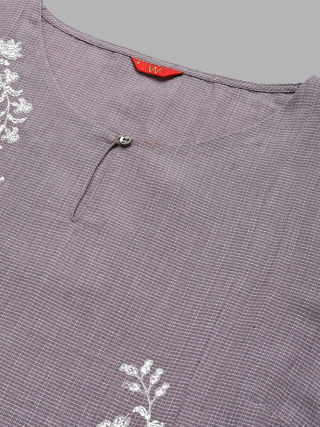 W Women Straight Cotton Kurta