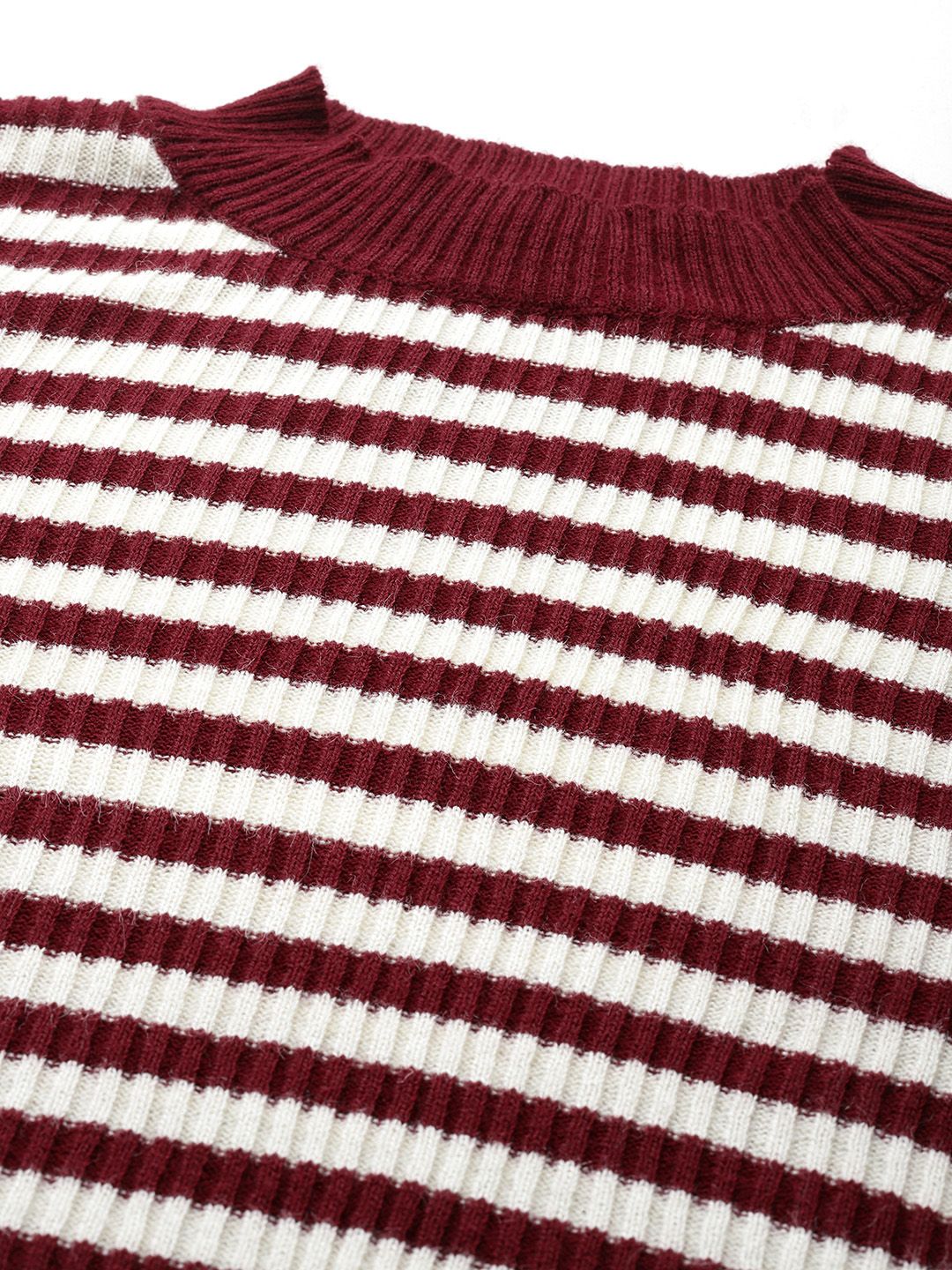 DressBerry Acrylic Striped Pullover