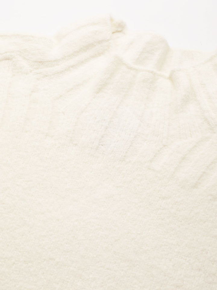 Mr Bowerbird Men Off-White Solid Pullover
