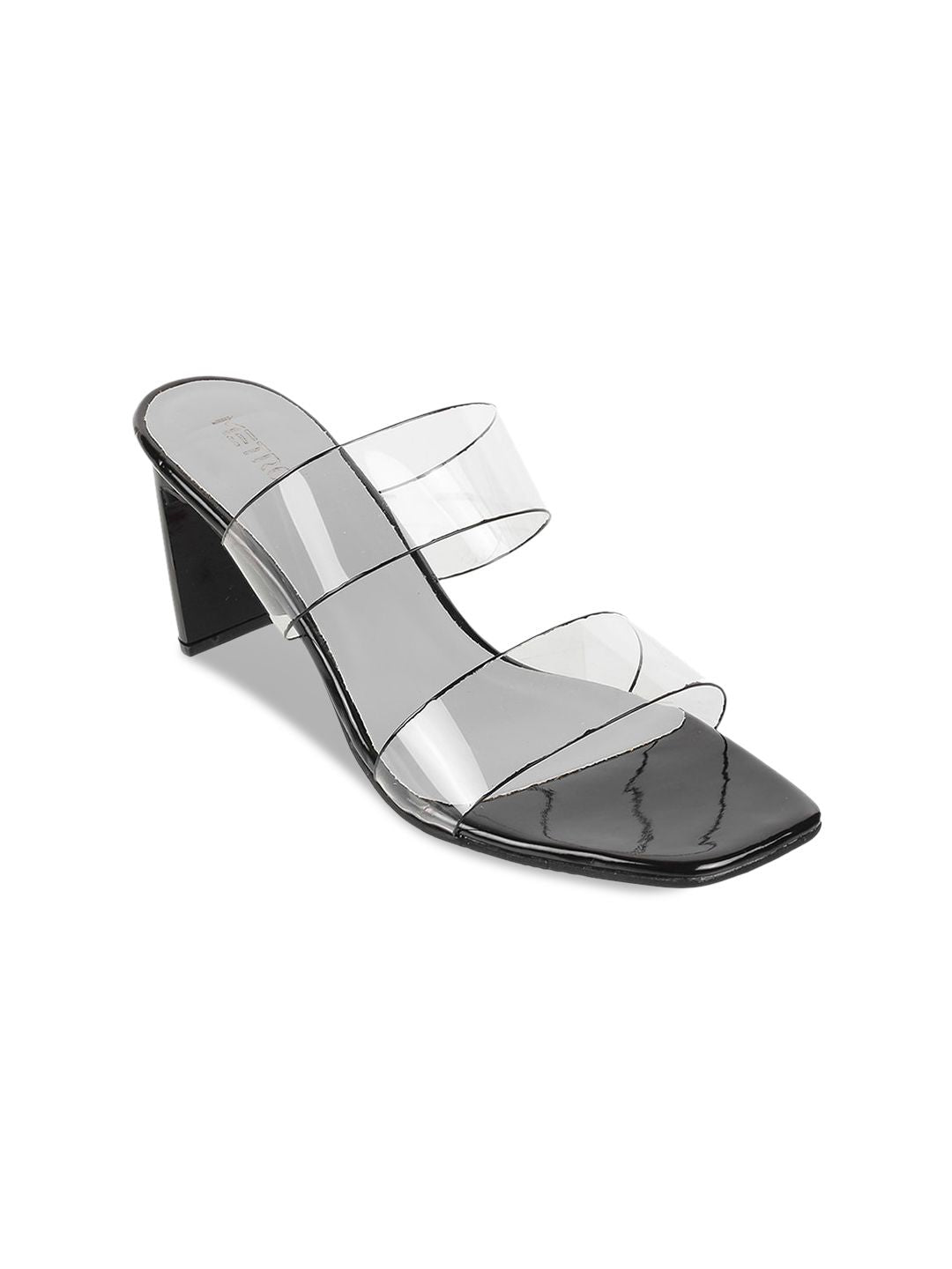 Metro Double Straps Slim Heels