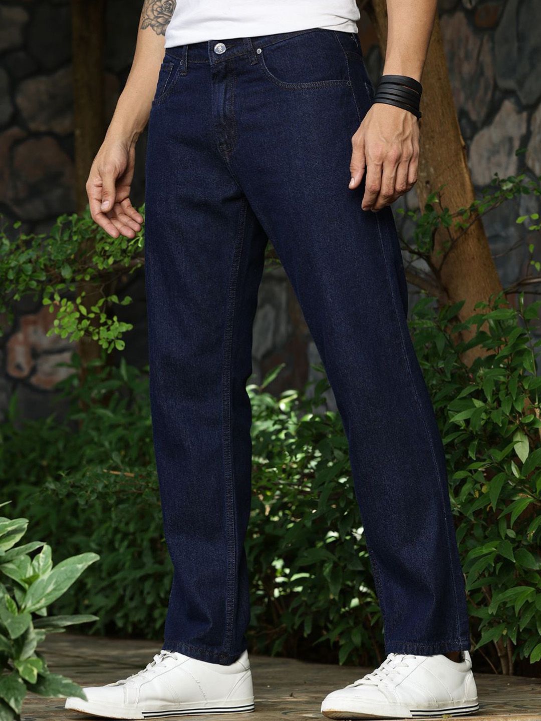 Thomas Scott Men Smart Pure Cotton Relaxed Fit Jeans