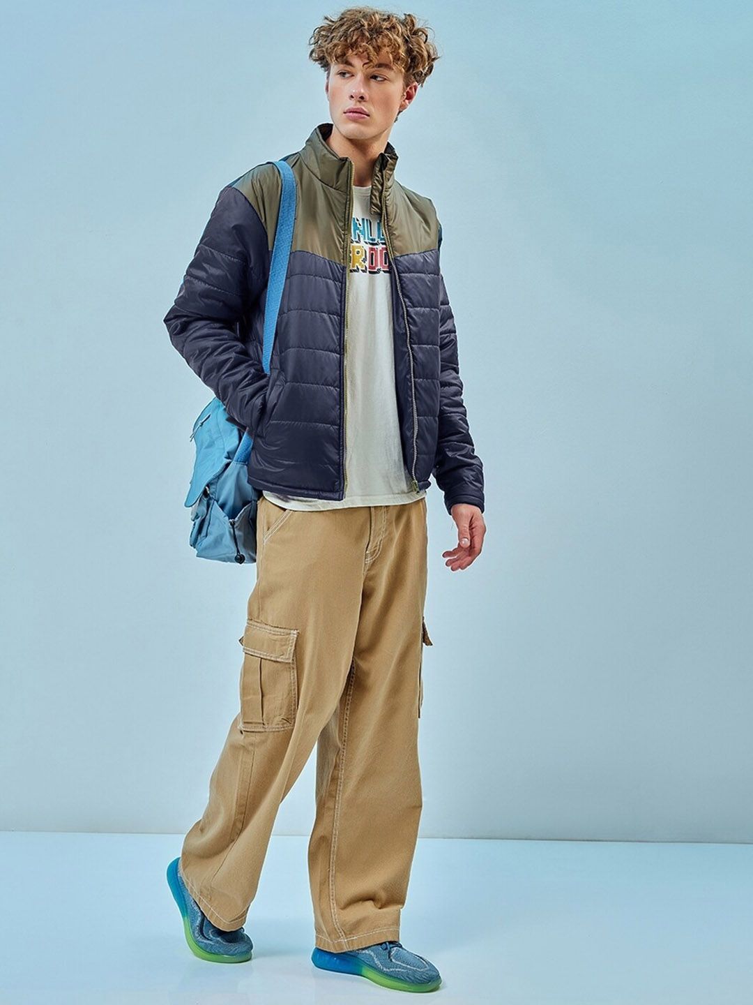 Bewakoof Block Oversized Puffer Jacket