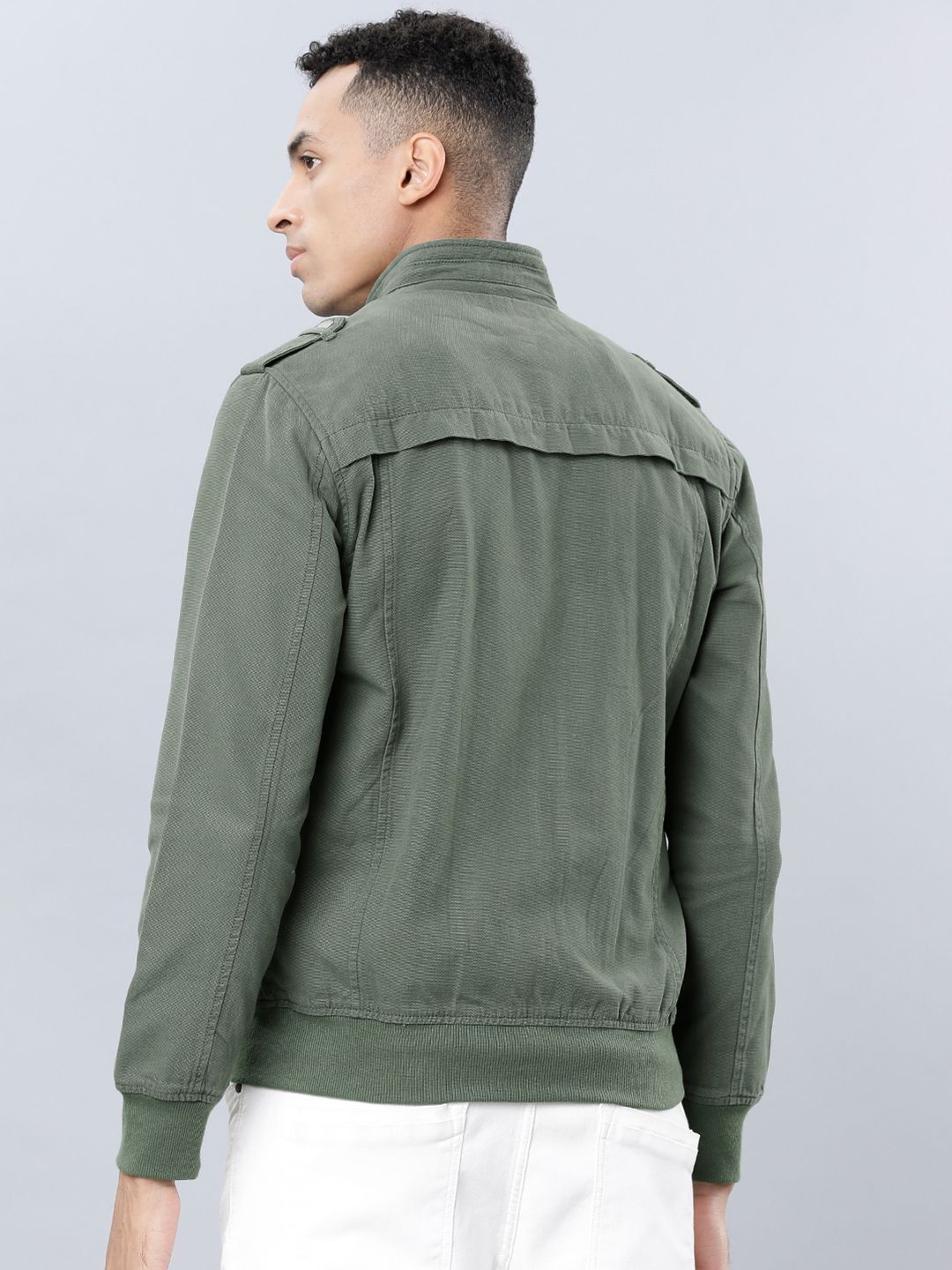 HIGHLANDER Men Green Tailored Jacket
