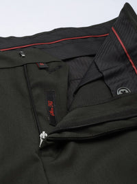 Raymond Men Textured Slim Fit Formal Trousers