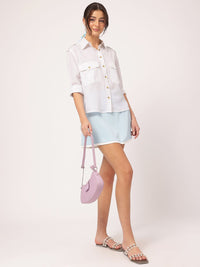 DressBerry Edgy Essentials Shirt with Pocket Detail