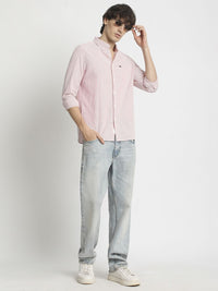THE BEAR HOUSE Men Slim Fit Opaque Striped Casual Shirt