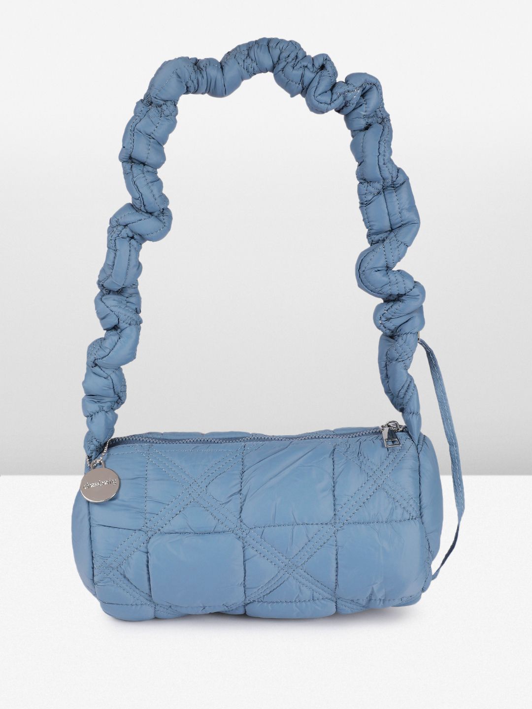 DressBerry Textured Structured Shoulder Bag With Quilted