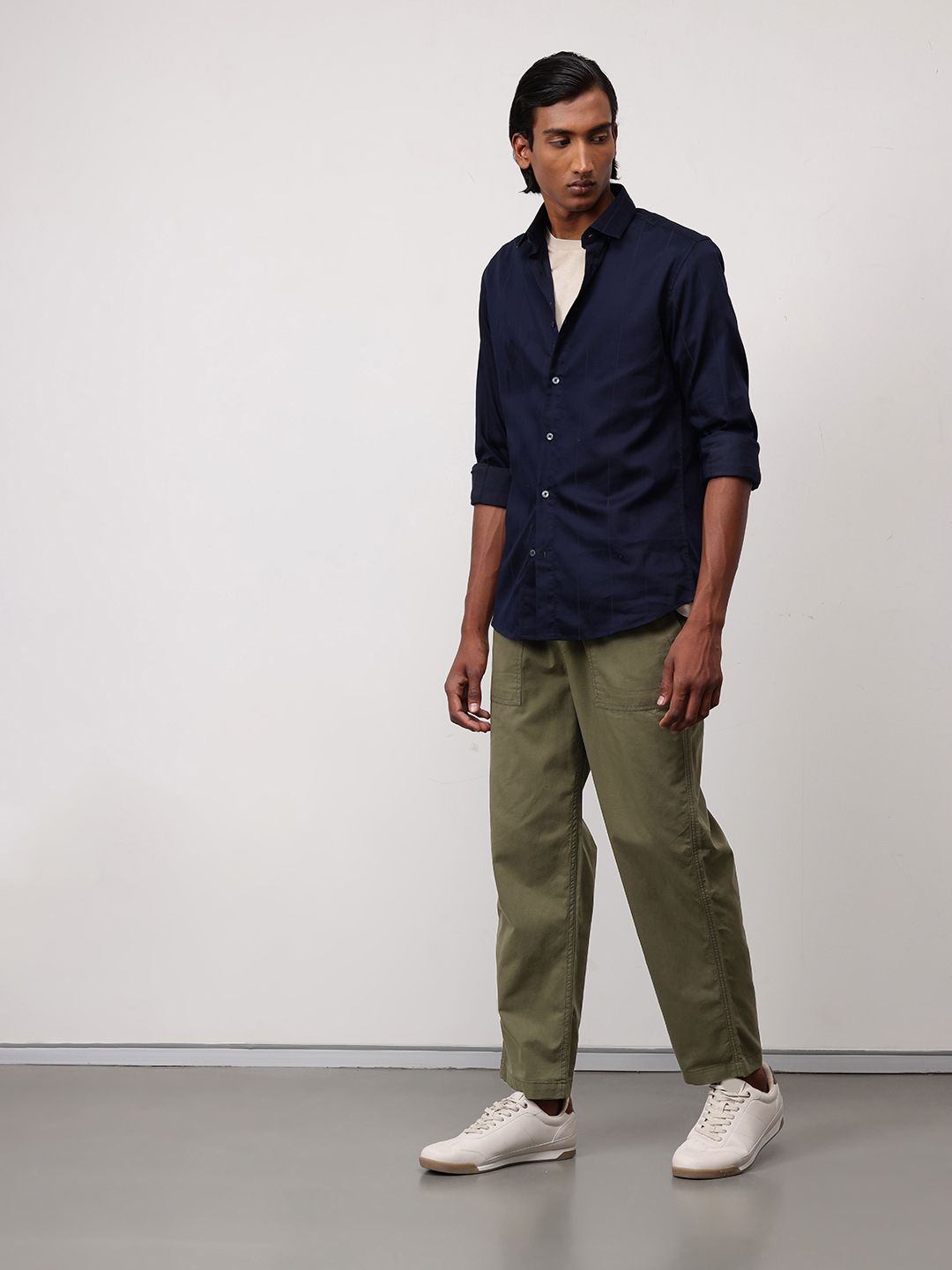 ether Men Regular Fit Trousers