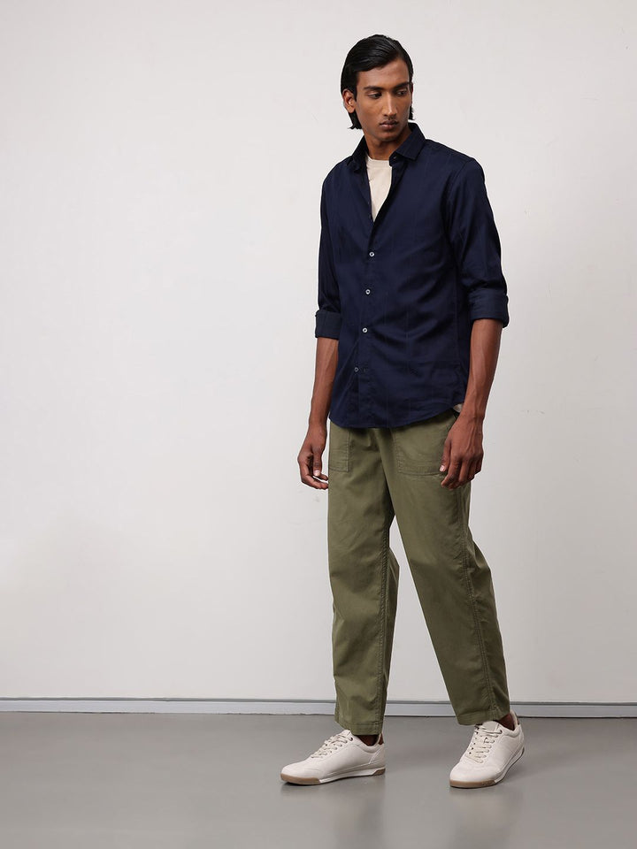 ether Men Regular Fit Trousers