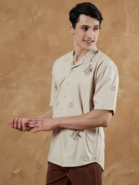 Embroidered Oversized Shirt