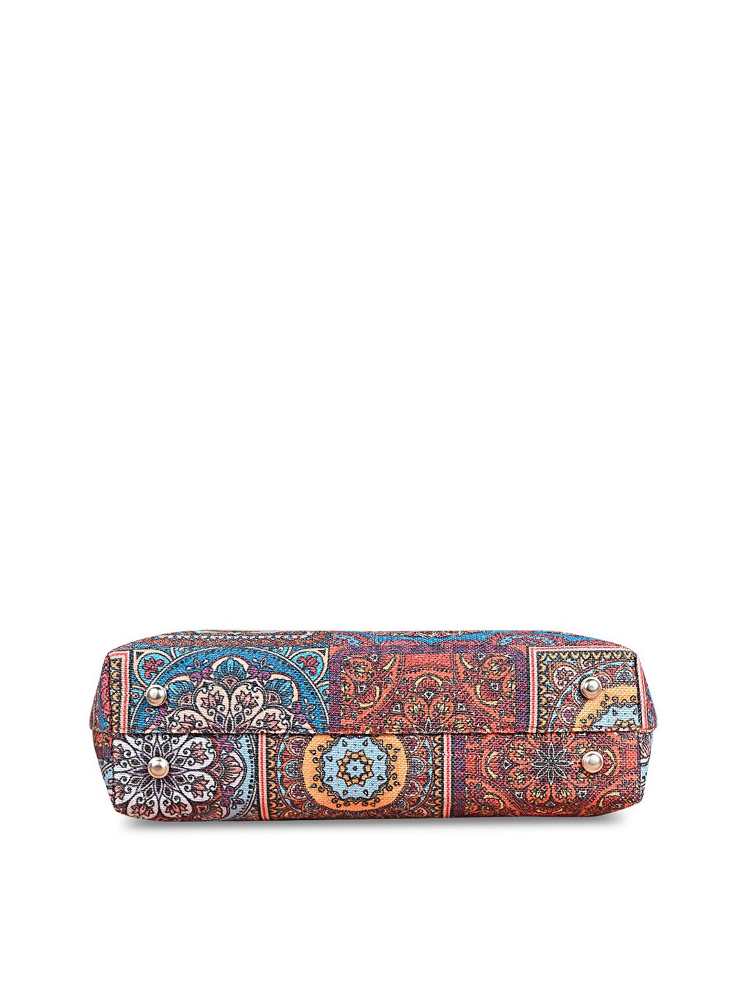 ZOUK Multicoloured Ethnic Motifs Printed Shopper Tote Bag