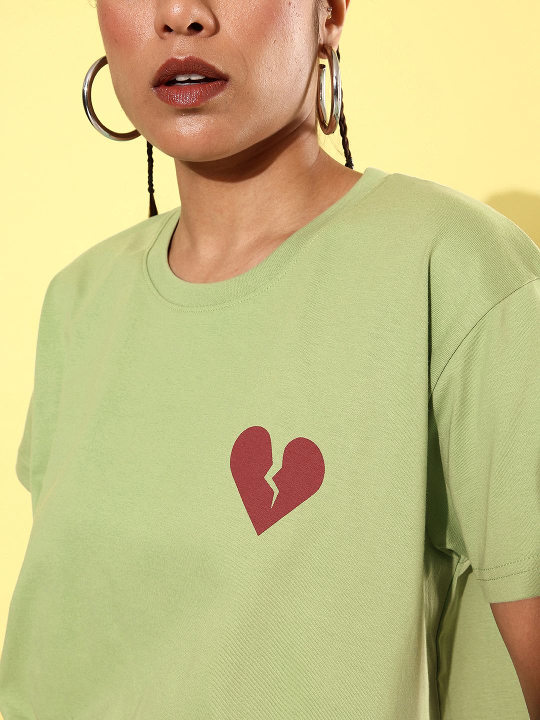 Difference of Opinion Women Printed Boxy T-shirt