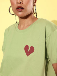 Difference of Opinion Women Printed Boxy T-shirt