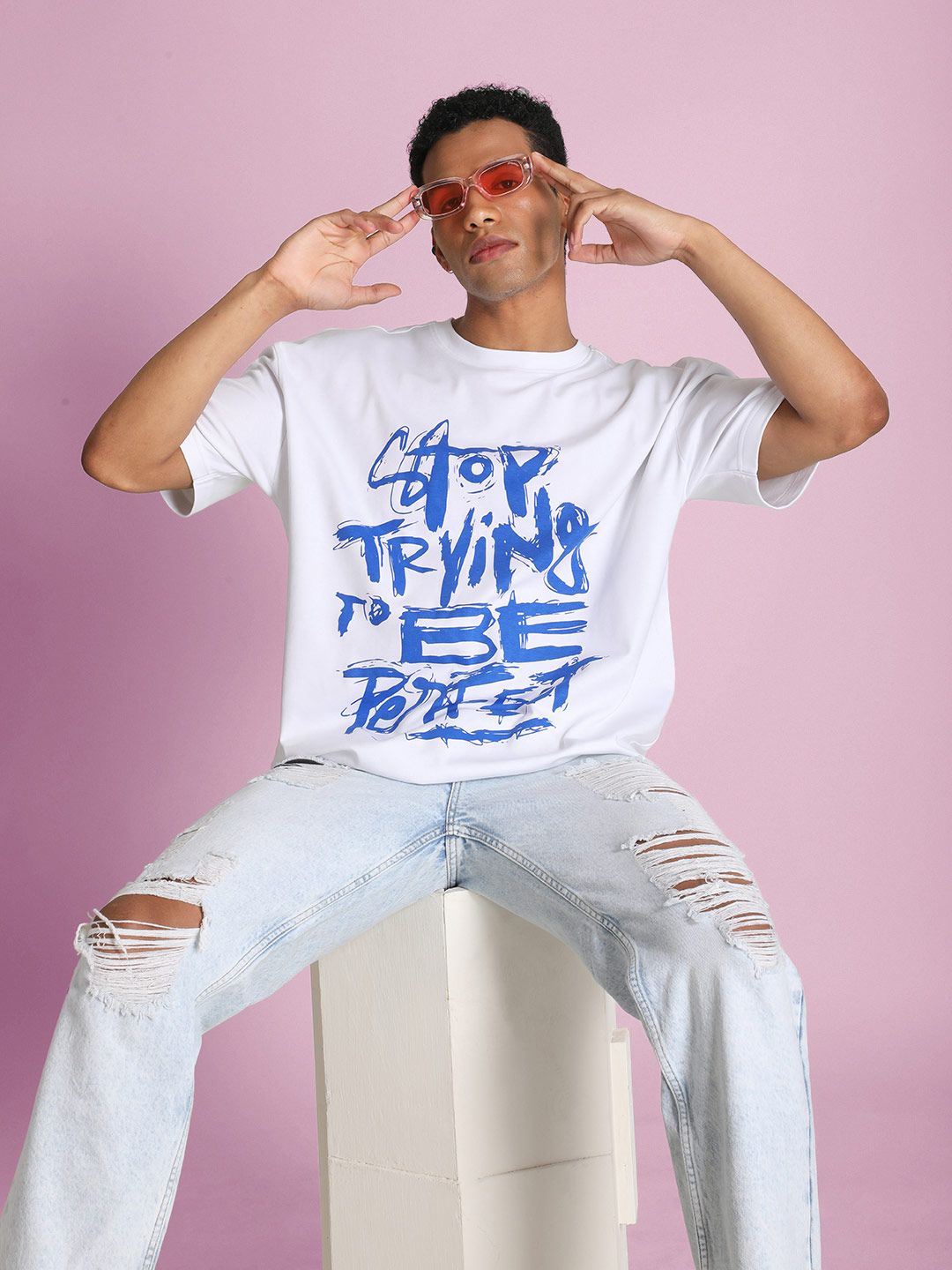 Bene Kleed Men Typography Printed T-shirt