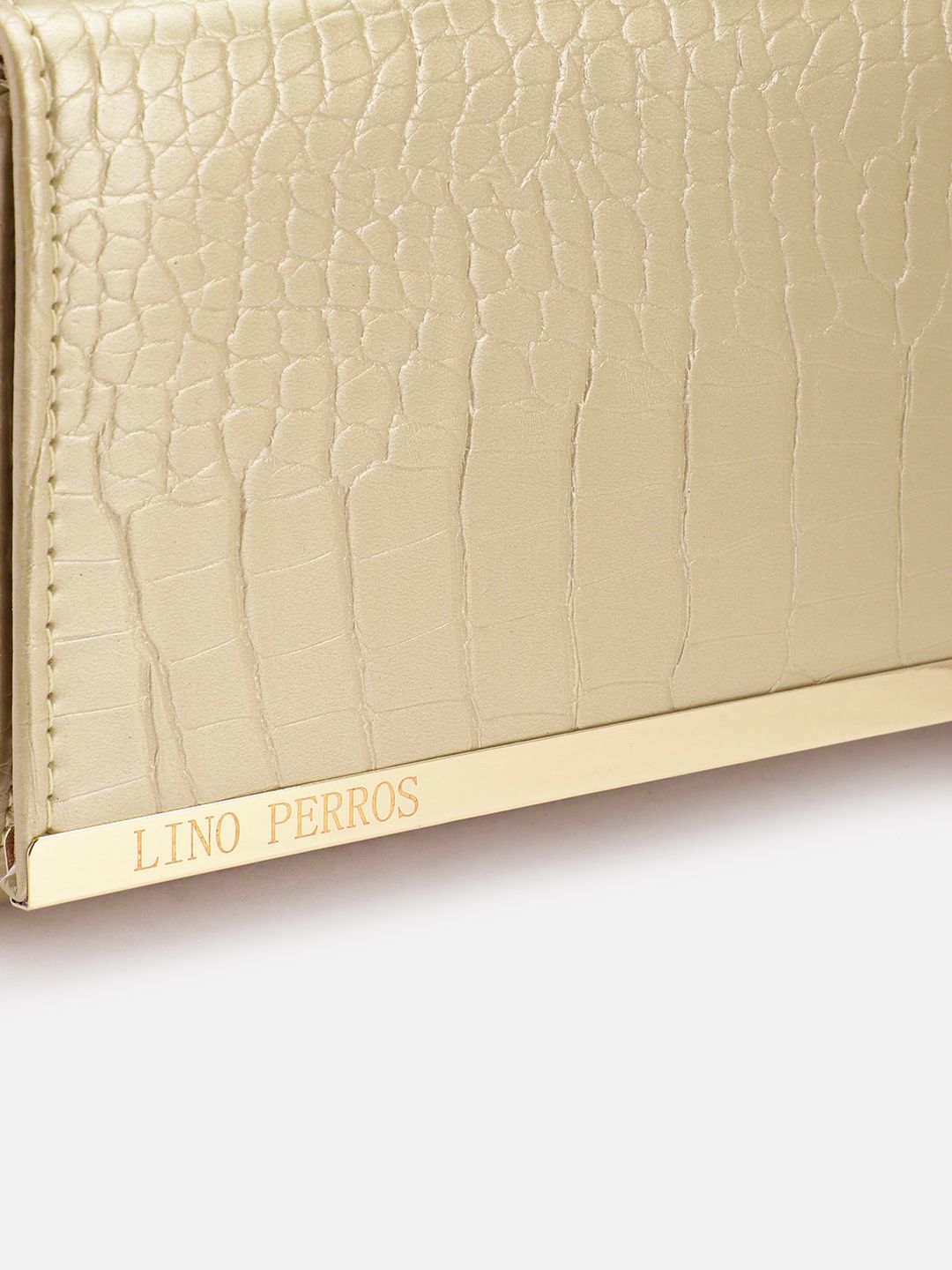 Lino Perros Croc Textured Purse