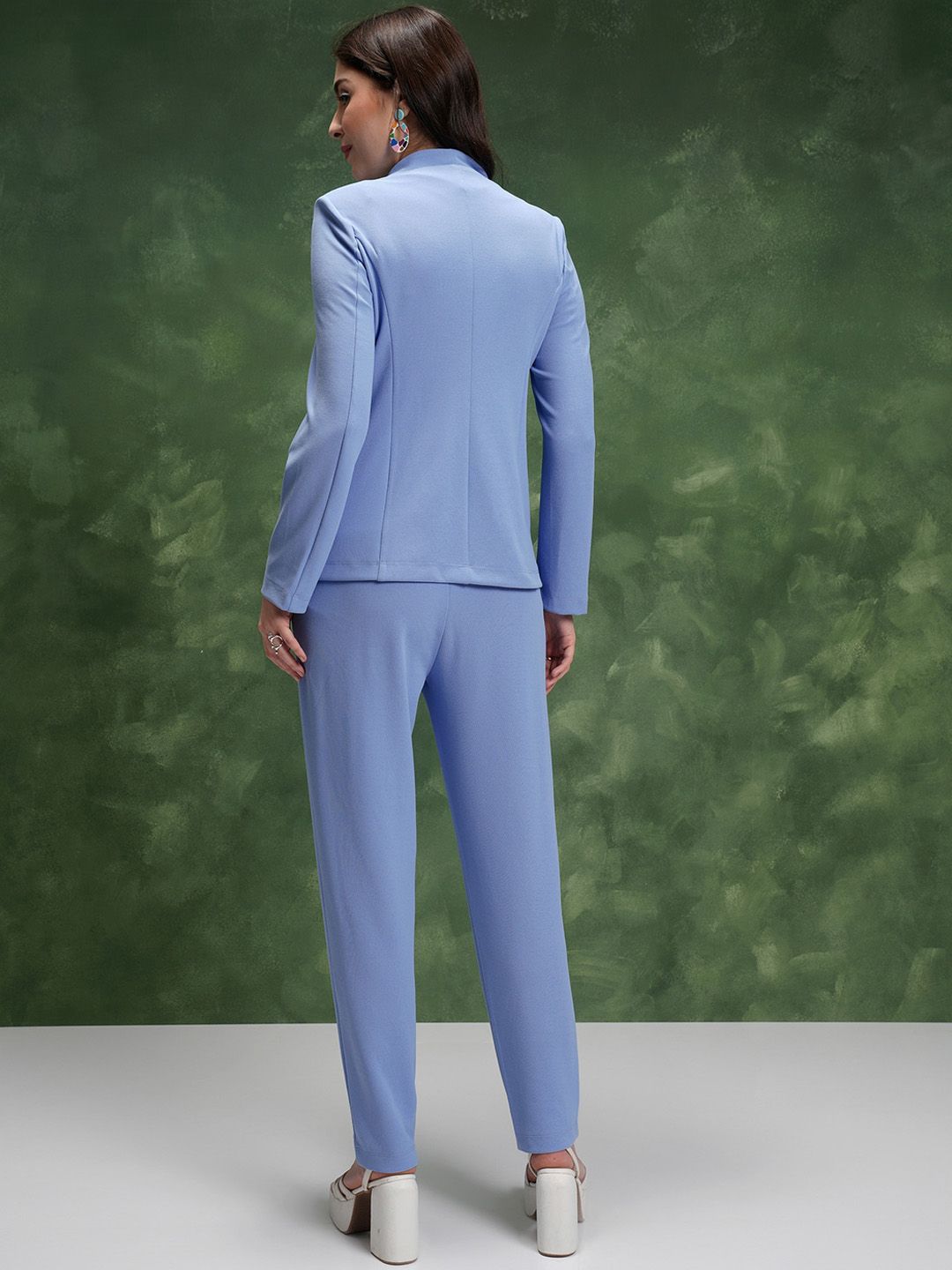 Tokyo Talkies Lapel Less Blazer with Trouser