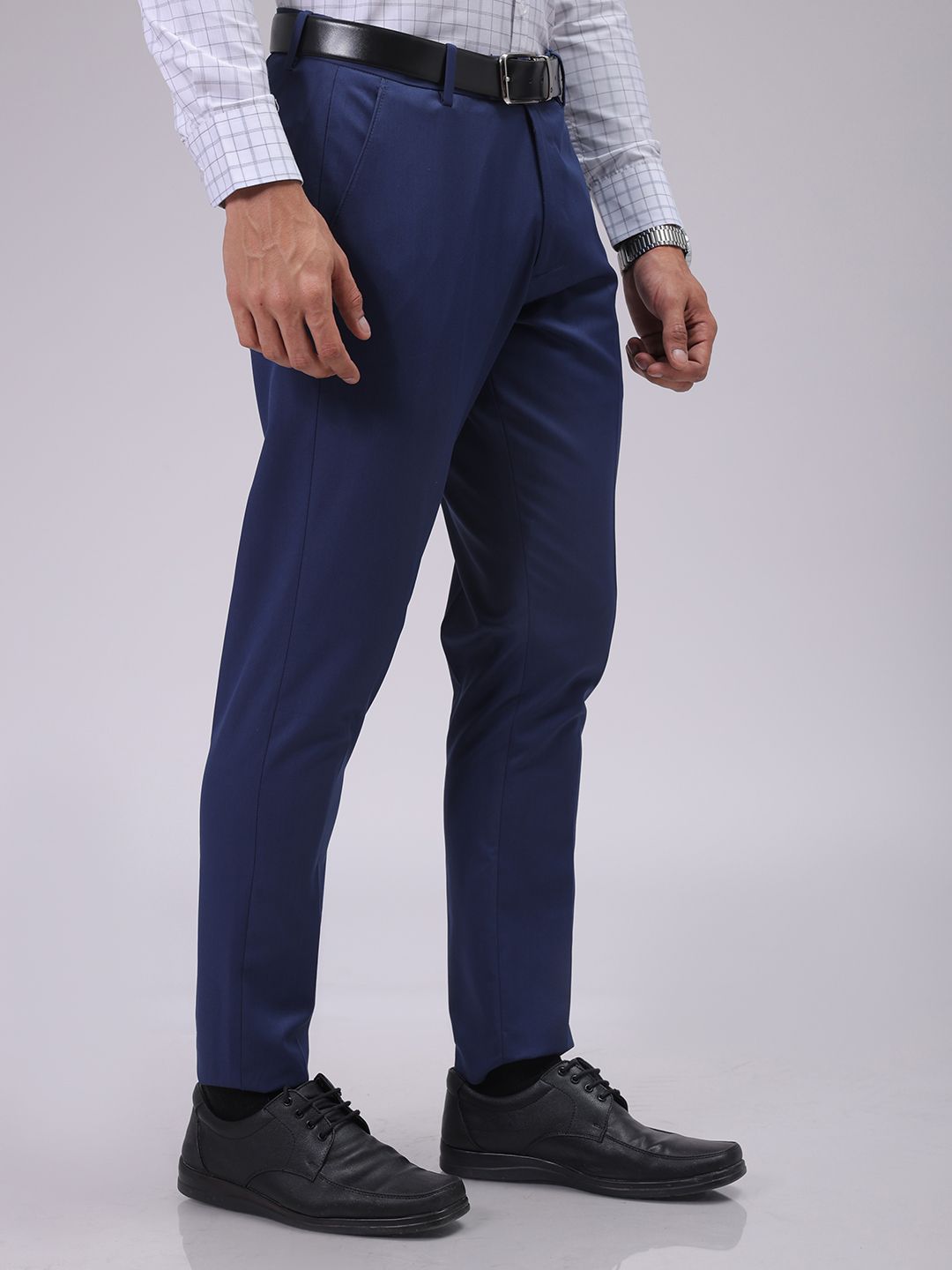 The Indian Garage Co. X Luxe Men Slim Fit Formal Trousers
