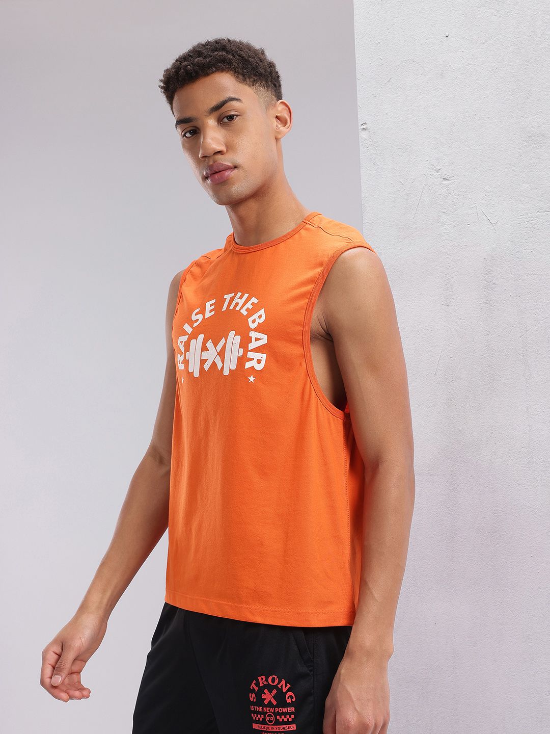 HRX by Hrithik Roshan Typography Printed Training T-shirt