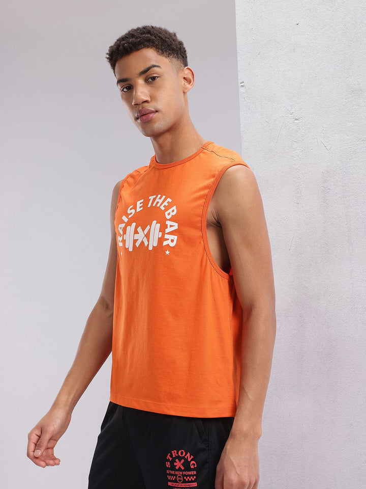 HRX by Hrithik Roshan Typography Printed Training T-shirt