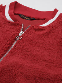 DressBerry Fleece Bomber Jacket