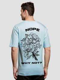 ADRO Men Graphic Printed Drop-Shoulder Sleeves Cotton Oversized T-shirt