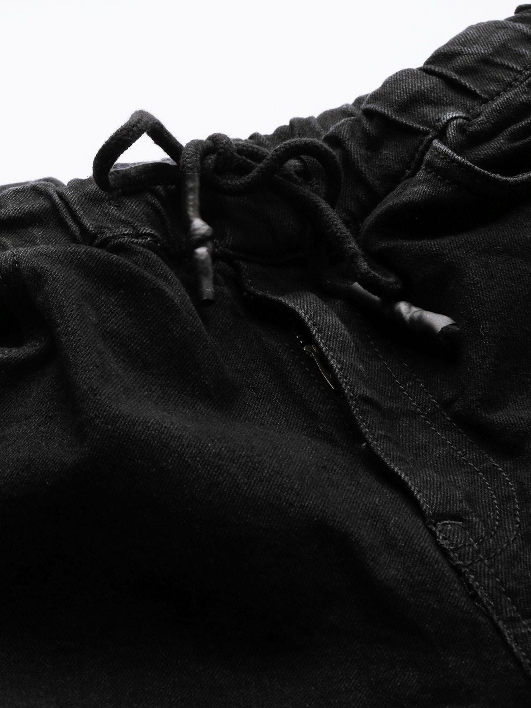 Garage CO Lelaki India Hitam Slim Seluar jeans