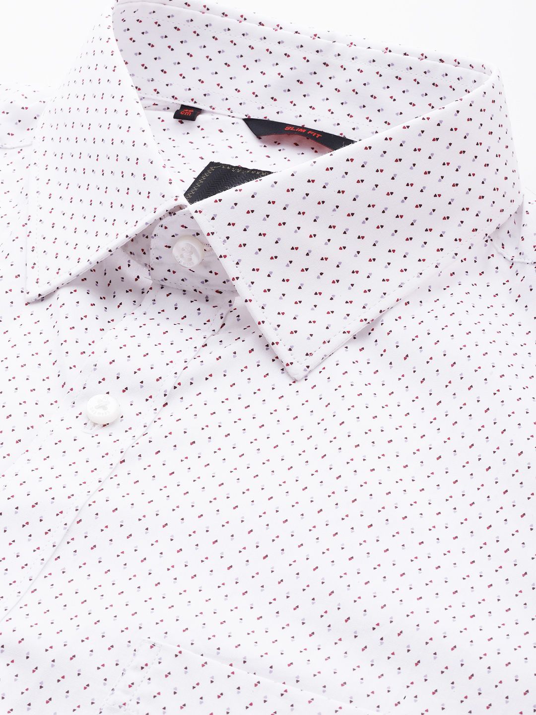 Raymond Pure Cotton Slim Fit Printed Formal Shirt