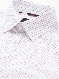Raymond Pure Cotton Slim Fit Printed Formal Shirt
