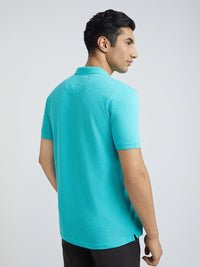Park Avenue Solid Slim Fit Polo Collar T-shirt