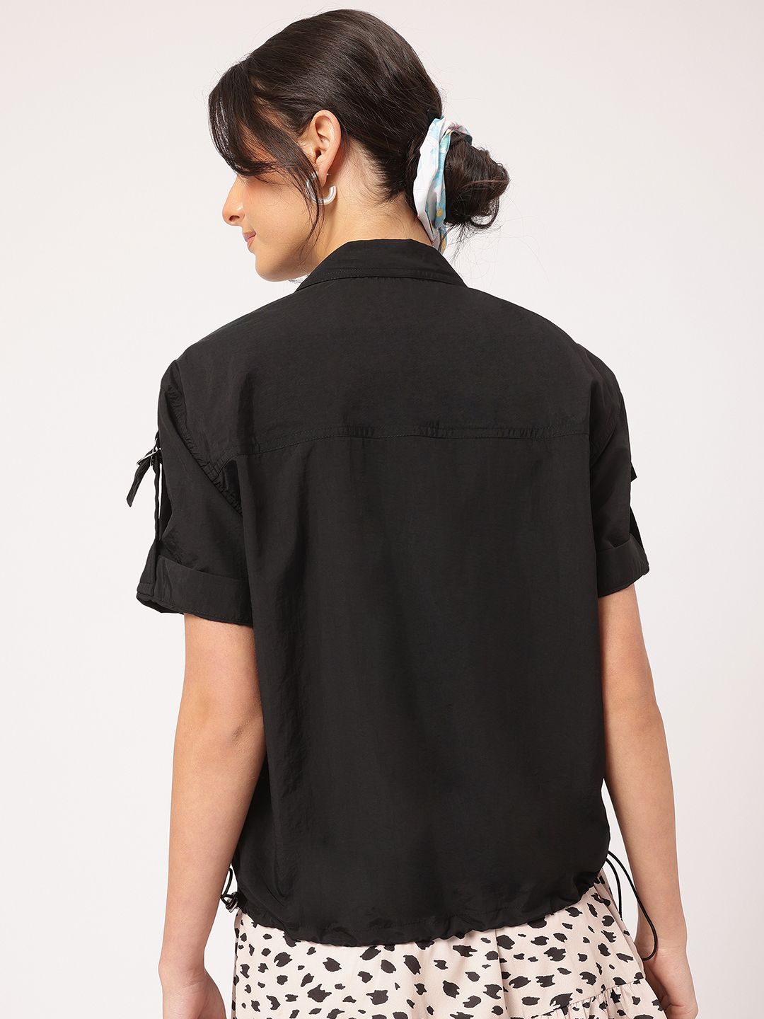 DressBerry Sleek Statement Hem with Toggle Shirt