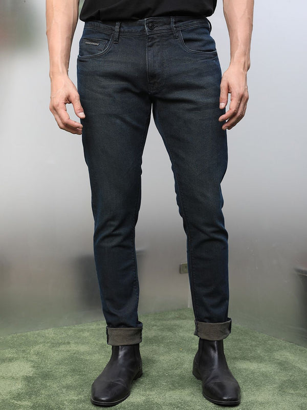 RARE RABBIT Men Genevo Regular Fit Mid-Rise Jeans