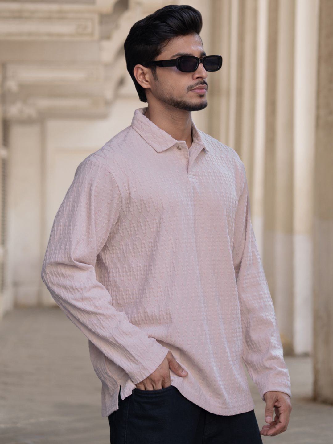 Powerlook Men Polo Collar T-shirt