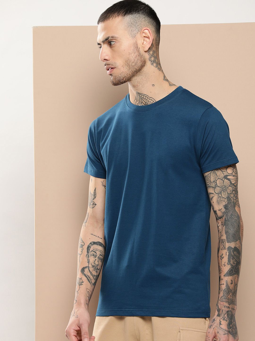 Difference of Opinion Men Pure Cotton T-shirt